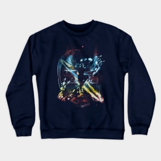 dancing with elements-Aang version Crewneck Sweatshirt